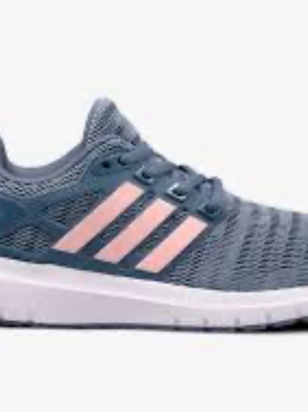 adidas Women's Athletic Sneakers in Dark Blue with Light Pink Stripes - Picture 4 of 5